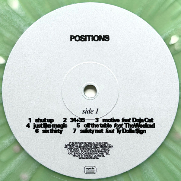 Ariana Grande : Positions (LP, Album, RE, Pin)