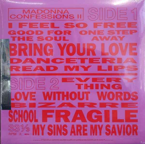 Madonna : Confessions II (LP, Album, Ltd, Mixed, Tra)