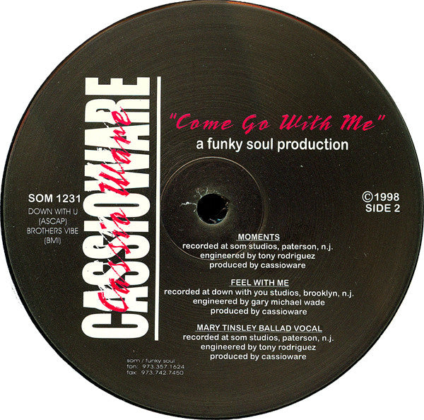 Cassio Ware : Come Go With Me (2x12")
