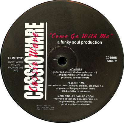 Cassio Ware : Come Go With Me (2x12")