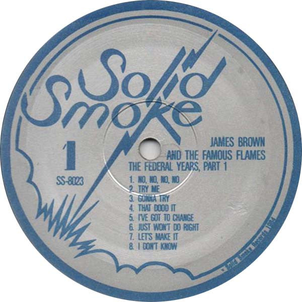 James Brown & The Famous Flames : The Federal Years ... Part One (LP, Comp, Mono)