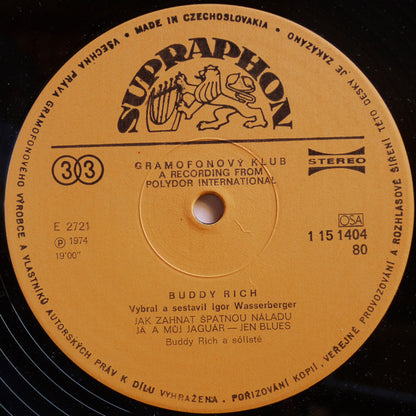 Buddy Rich : Buddy Rich (LP, Comp, Club)