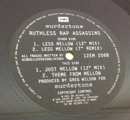 Ruthless Rap Assassins : Less Mellow (12", Single)