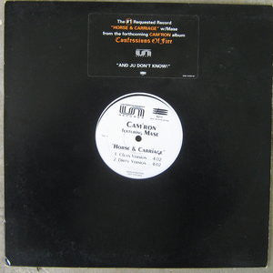 Cam'ron Feat. Mase : Horse & Carriage (12", Single, Promo)