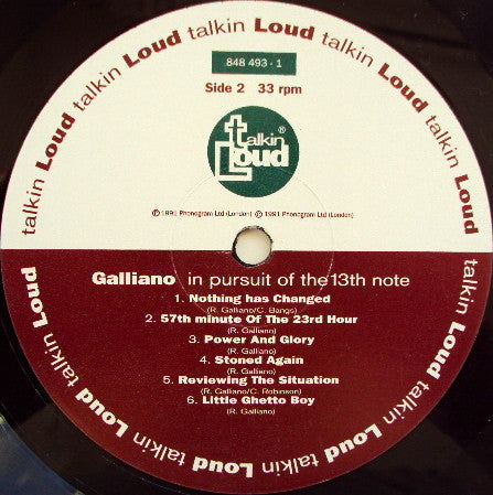 Galliano : In Pursuit Of The 13th Note (LP, Album)