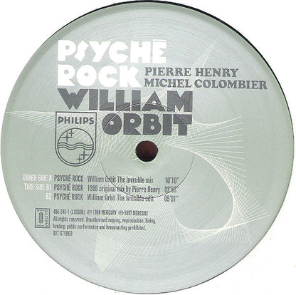 Pierre Henry, Michel Colombier : Psyché Rock (12")