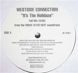 Westside Connection : It's The Holidaze (12", Promo)