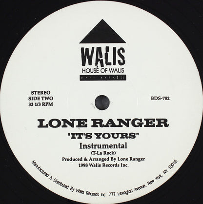 Lone Ranger (3) : It's Yours (12")