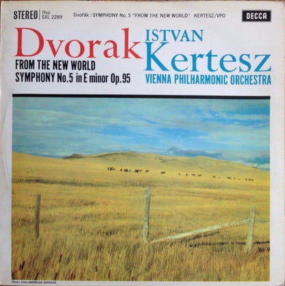 Dvořák* / Vienna Philharmonic Orchestra* / István Kertész : Symphony No.5 In E Minor, Op. 95, "From The New World" (LP, Gat)