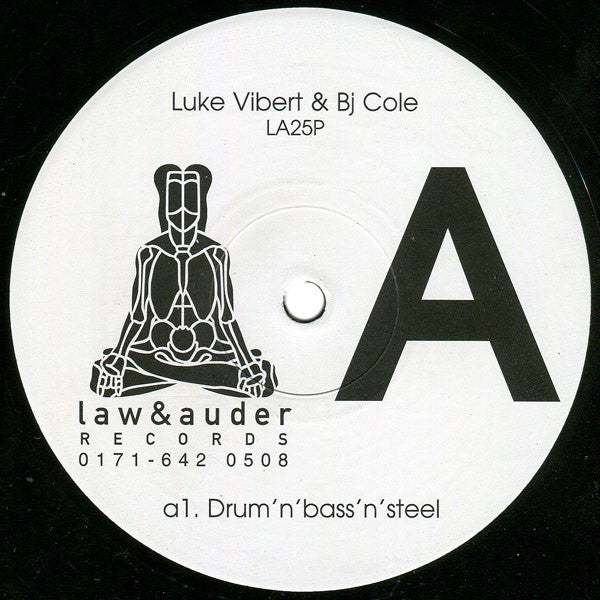 Luke Vibert & BJ Cole : Drum'n'Bass'n'Steel (12")