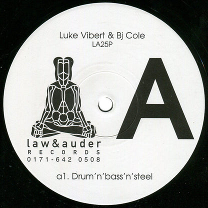 Luke Vibert & BJ Cole : Drum'n'Bass'n'Steel (12")