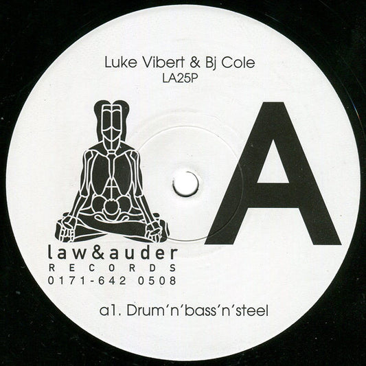 Luke Vibert & BJ Cole : Drum'n'Bass'n'Steel (12")