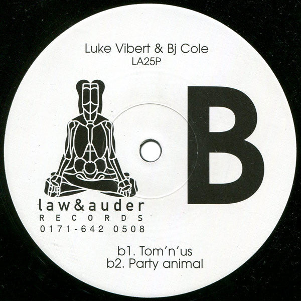 Luke Vibert & BJ Cole : Drum'n'Bass'n'Steel (12")
