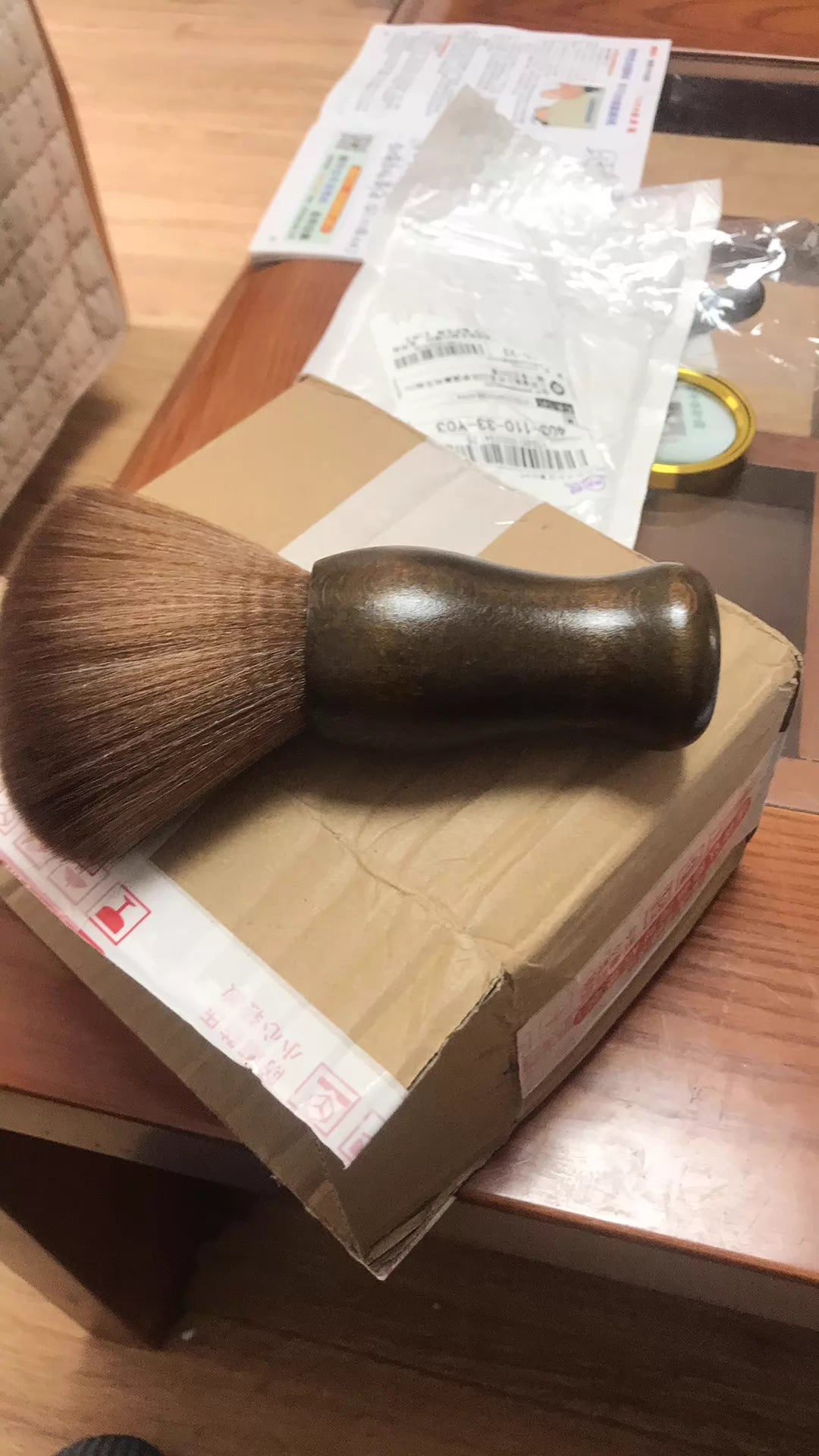 Anti-Static Wooden Record Brush