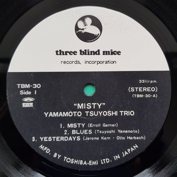 Tsuyoshi Yamamoto Trio : Misty (LP, Album)
