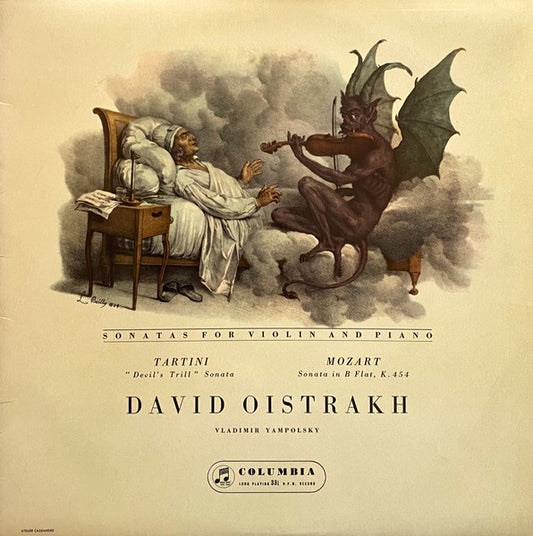 Tartini* / Mozart*, David Oistrakh* : "Devil's Trill" Sonata / Sonata In B Flat, K. 454 (LP, Mono)