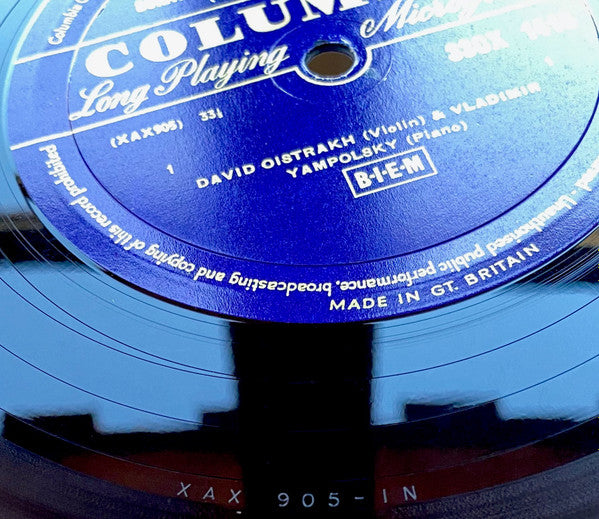 Tartini* / Mozart*, David Oistrakh* : "Devil's Trill" Sonata / Sonata In B Flat, K. 454 (LP, Mono)