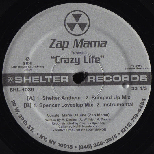 Zap Mama : Crazy Life (12")