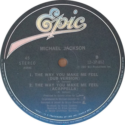 Michael Jackson : The Way You Make Me Feel (12")
