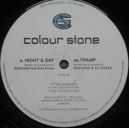 Eskovah & DJ Dazee : Night & Day / Tramp (12")