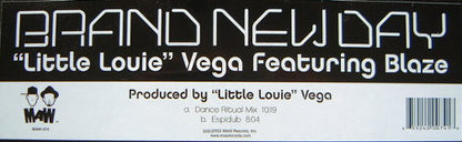 Louie Vega Featuring Blaze : Brand New Day (12")