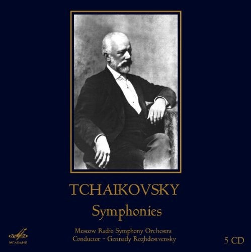 Tchaikovsky*, Moscow Radio Symphony Orchestra*, Gennady Rozhdestvensky* : Symphonies (5xCD + Box)