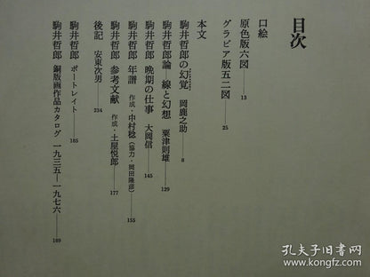 Tetsuro Komai - Prints Catalogue, 1979