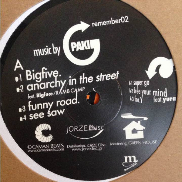 Paki-G : Remember02 (12")