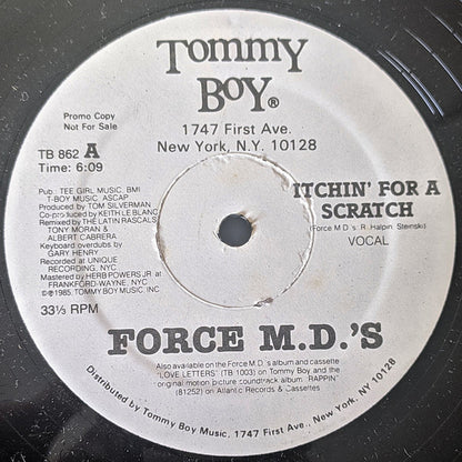 Force M.D.'s* : Itchin' For A Scratch (12", Promo)