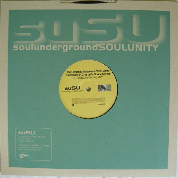 Donatella Movement Ft MJ White : Get Ready (A Change Is Gonna Come) (12")