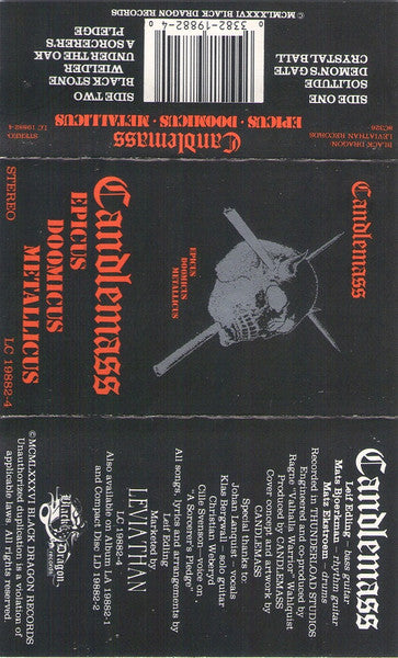 Candlemass : Epicus Doomicus Metallicus (Cass, Album)