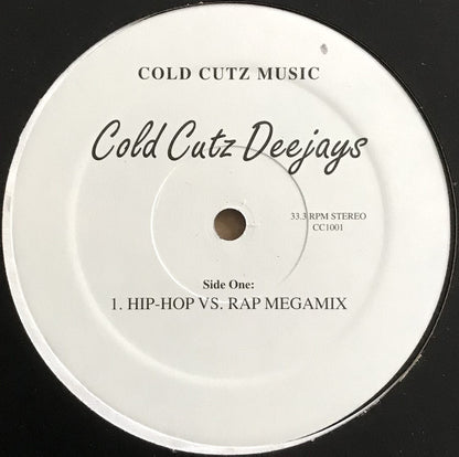Cold Cutz Deejays : Hip-Hop vs. Rap Megamix (12")