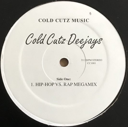 Cold Cutz Deejays : Hip-Hop vs. Rap Megamix (12")