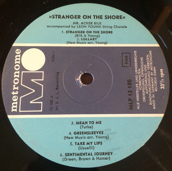 Acker Bilk Esquire* : Stranger On The Shore (LP, Album)