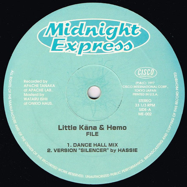Little Käna* & Hemo : File (12")
