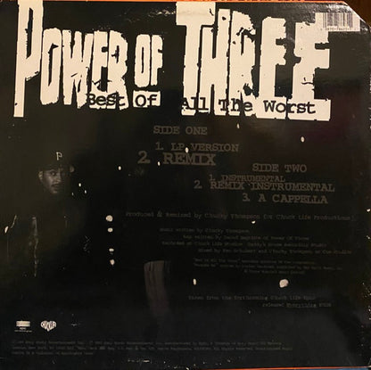 Power Of Three : Best Of All The Worst (12")