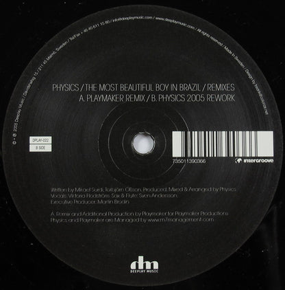 Physics : The Most Beautiful Boy In Brazil (Remixes) (12")