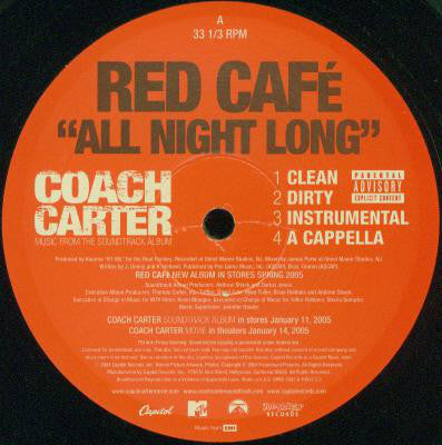 Red Café* : All Night Long (12", Maxi, Promo)