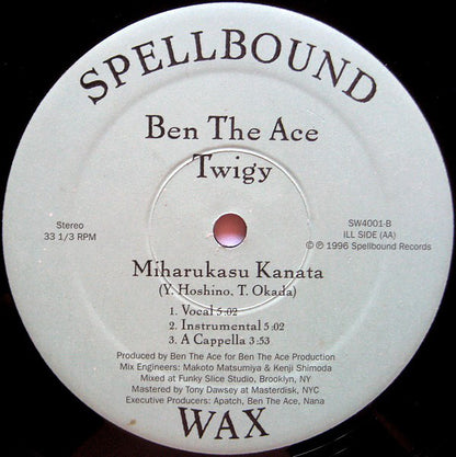 Ben The Ace, Twigy : Mirror Ball (Spellbound) / Miharukasu Kanata (12")