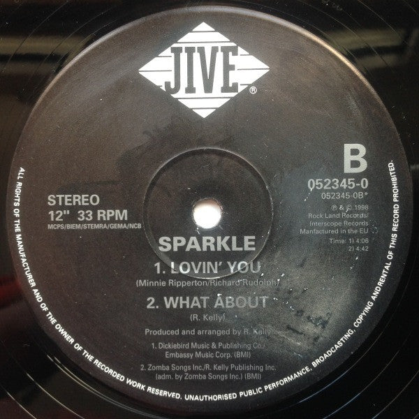 Sparkle (2) : Lovin' You (The Remix) (12", Single)