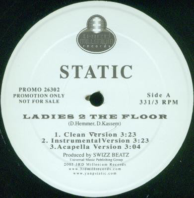 Static (15) : Ladies 2 The Floor (12")