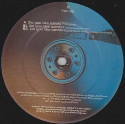 Lowend : Do You Like Robots EP (12")