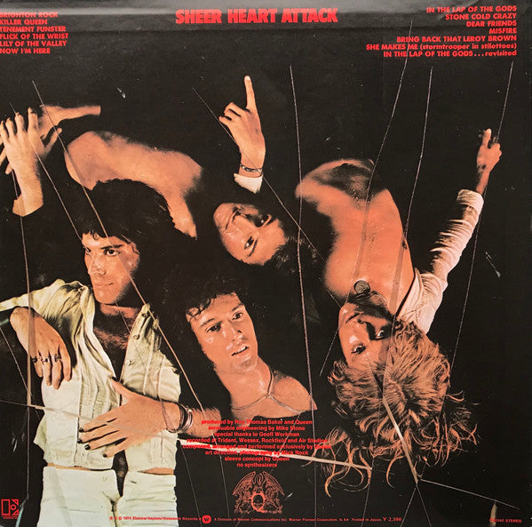 Queen = Queen : Sheer Heart Attack = シアー・ハート・アタック (LP, Album, 1st)