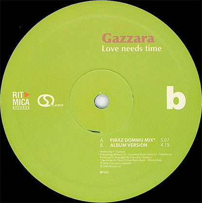 Gazzara : Love Needs Time (12")