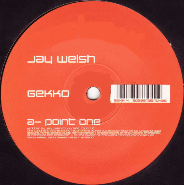 Jay Welsh : Point One / Heat Rising (12")