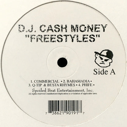 DJ Cash Money : Freestyles (12")