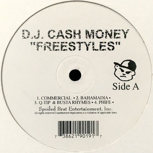DJ Cash Money : Freestyles (12")