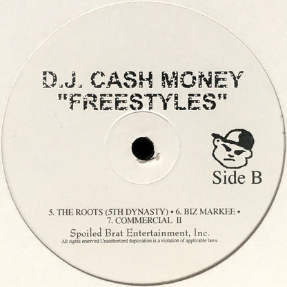 DJ Cash Money : Freestyles (12")