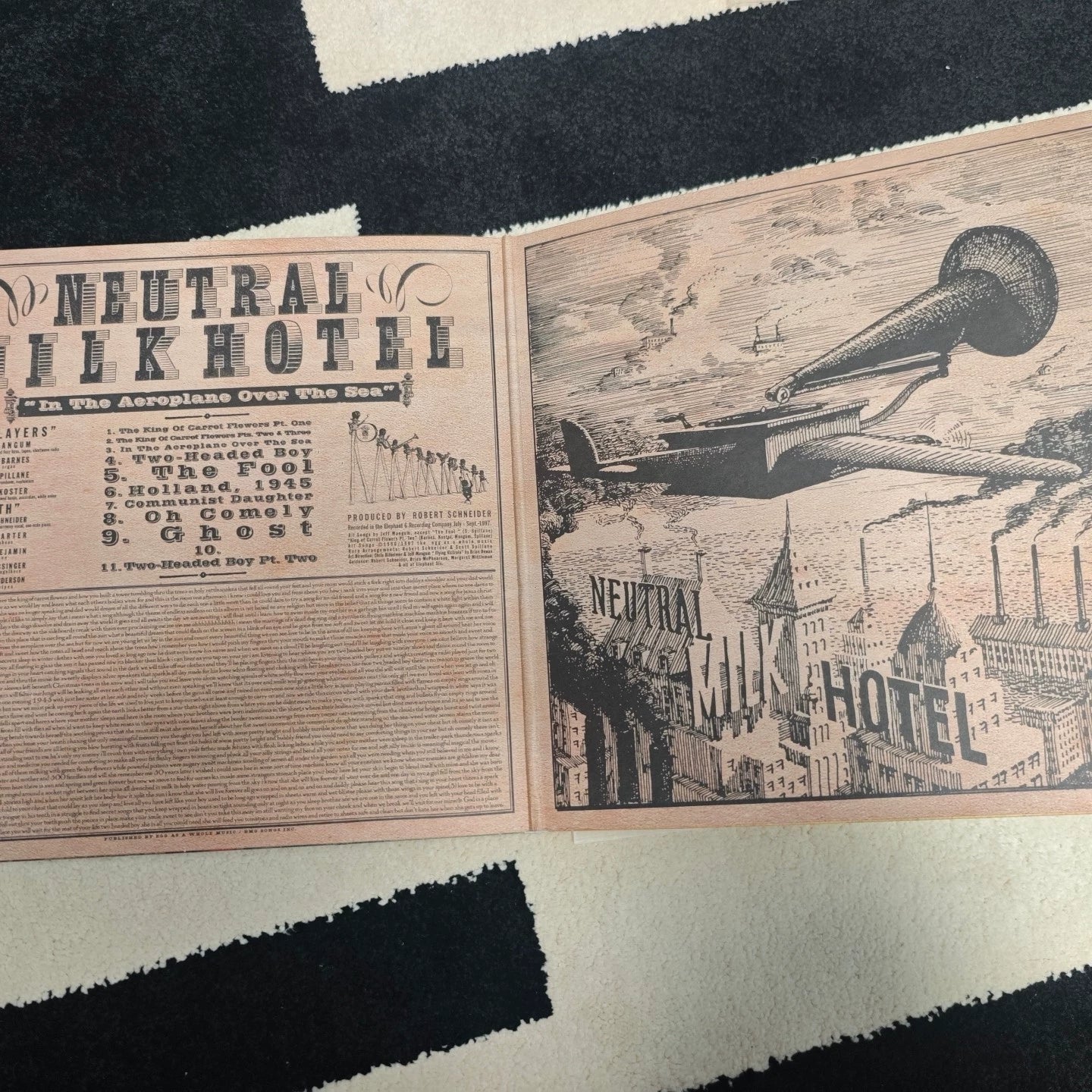 Neutral Milk Hotel – In the Aeroplane Over the Sea (Grey Translucent Vinyl LP)