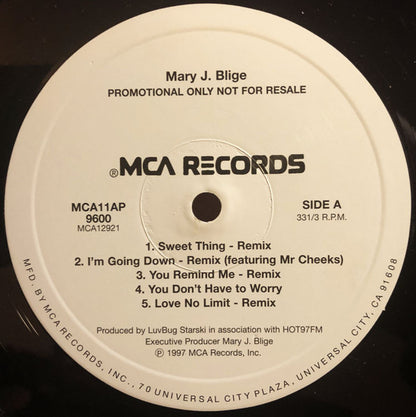 Mary J. Blige : Flava (2xLP, Comp, Promo)